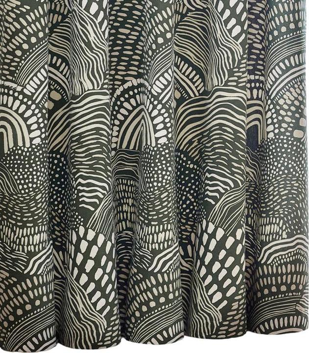 Actual product image Hoem Nola Abstract Eyelet Curtains (Pack of 2) (229 x 229 cm)