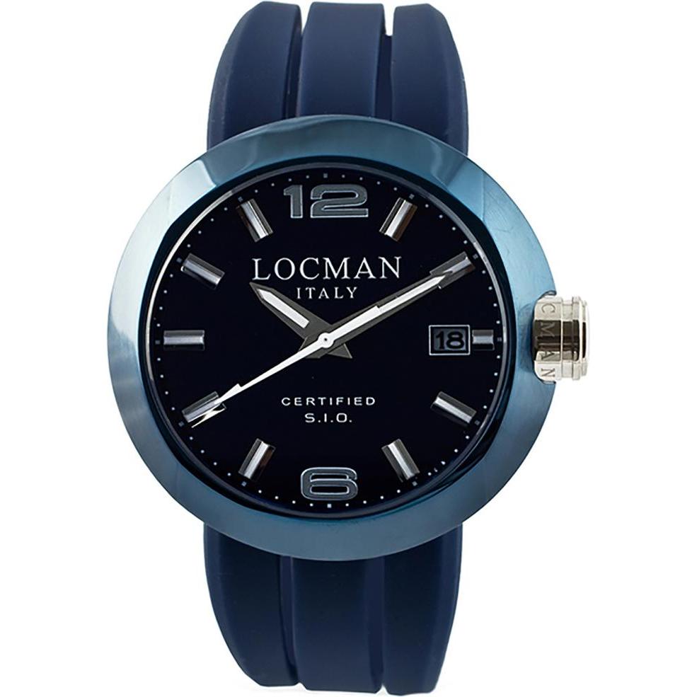 Locman, Armbanduhr, Italy Herrenuhr Change Ref. 0422, Blau, (Analoguhr, 46 mm)