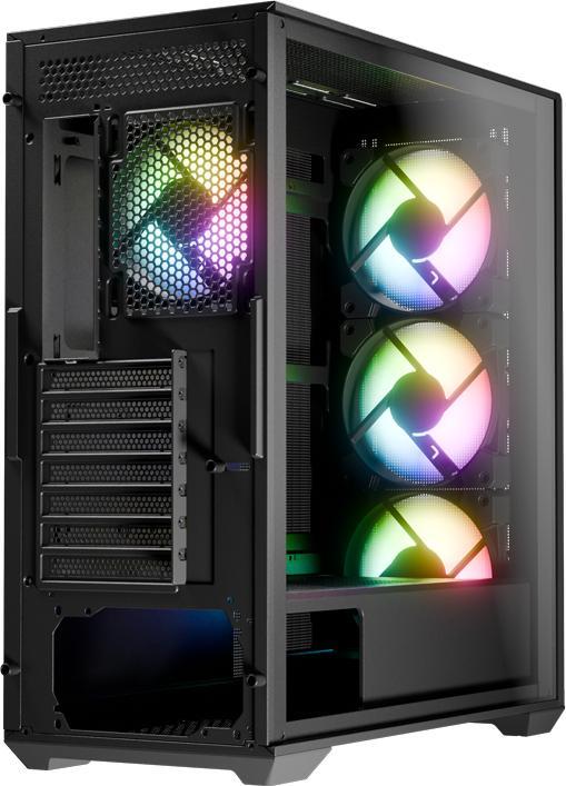 Produktbild LC-Power Geh?use Micro-ATX 811B black USB3.2/Audio,o.Netzteil (Mini-ITX, ATX, E-ATX, mATX)