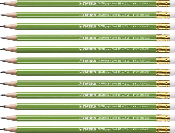 Image du produit STABILO GREENgraph Crayon avec gomme HB (2.20 mm, HB, 1 x)