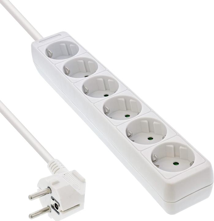 Produktbild InLine Steckdosenleiste (6x, CEE 7/3, 5 m)