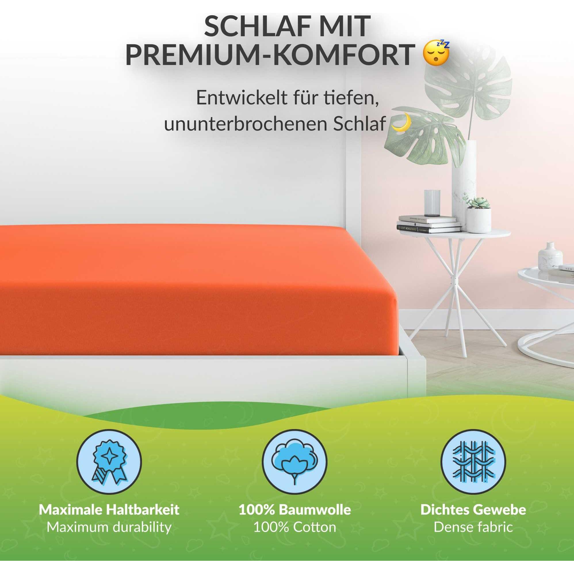 Thumbnail - Etérea, Fixleintuch, Comfort Jersey (200 x 220 cm)