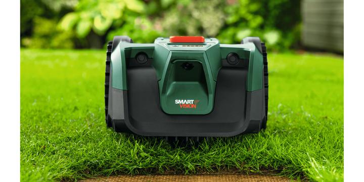 Actual product image Bosch Home & Garden VisiMow 18V-100 Solo (100 m², Without boundary wire)