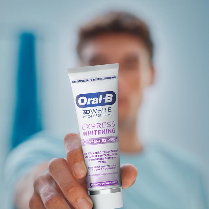 Image du produit Oral-B 3D White Express Glänzendes Weiss 2x75ml (75 ml)