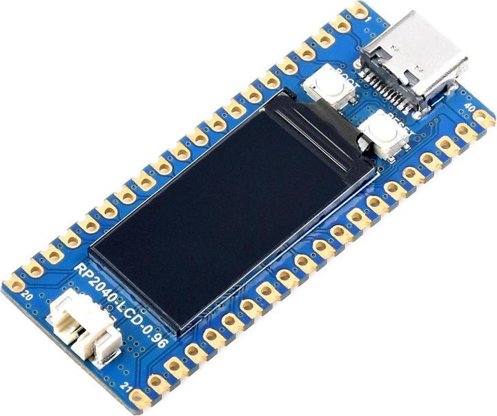 Actual product image WaveShare RP2040-LCD Raspberry Pi Pico based MCU with LCD screen