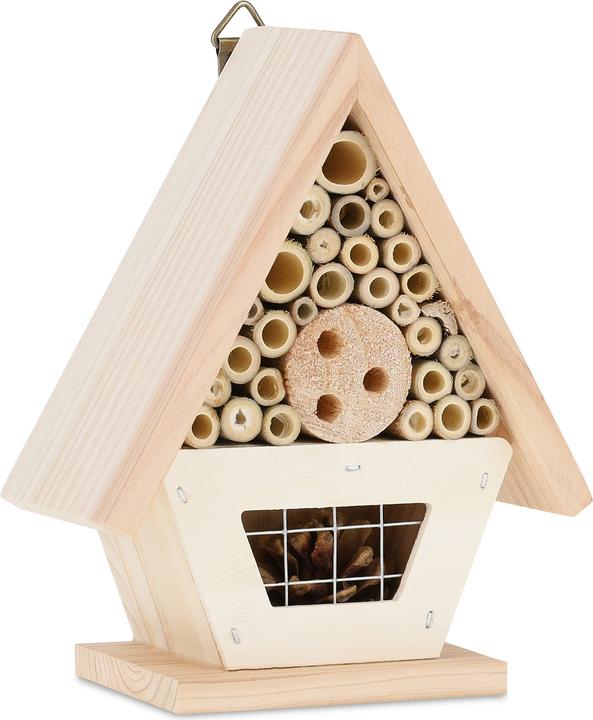 Immagine prodotto Relaxdays Hotel per insetti (Api, Vespe scavatrice, Coccinelle)
