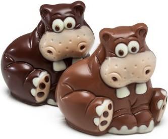 Actual product image miniSchoggi Chocolate mold hippo