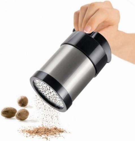 Actual product image Moha Gusto Inox Nutmeg Mill 12 cm, silver