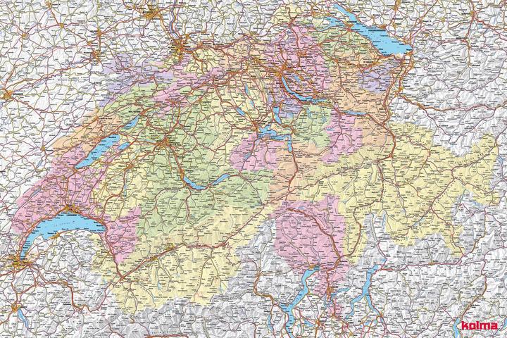 Image du produit Kolma Sous-main Poster (Suisse) 50 x 34 (50 x 34 cm)