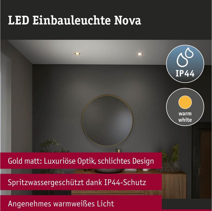 Produktbild Paulmann Einbauleuchte Nova Set (470 lm)
