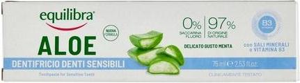 Produktbild Equilibra Aloe Gel Sensitive Gums Toothpaste Paste Is Aloe Vera 75Ml Sensitive Teeth (75 ml)