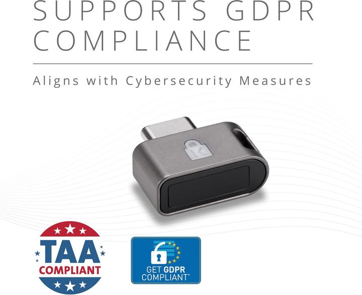 Produktbild Kensington VeriMark Guard 2.1 USB-C Fingerabdruck Key