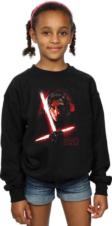 Produktbild Star Wars The Last Jedi Kylo Ren Brushed Sweatshirt Mädchen (140, 146)