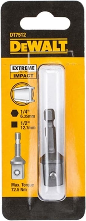 Productafbeelding DeWalt DT7512QZ (Zeskantig 1/2", Zeskant 1/4")