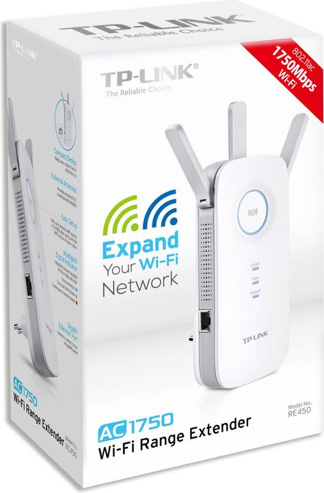 Produktbild TP-Link Re450 (1300 Mbit/s, 450 Mbit/s)