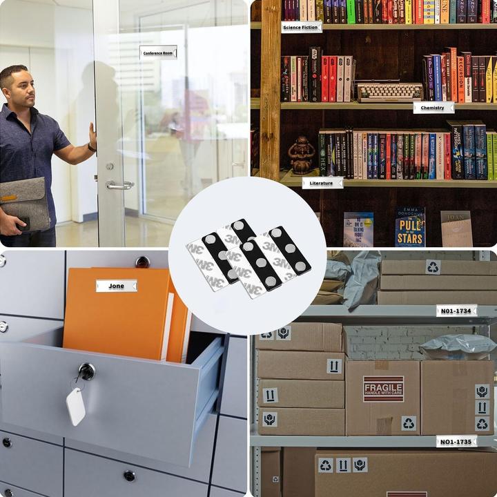 Produktbild Swissdetector Magnete - Starke, hochwertige Namensschildhalter (10x)