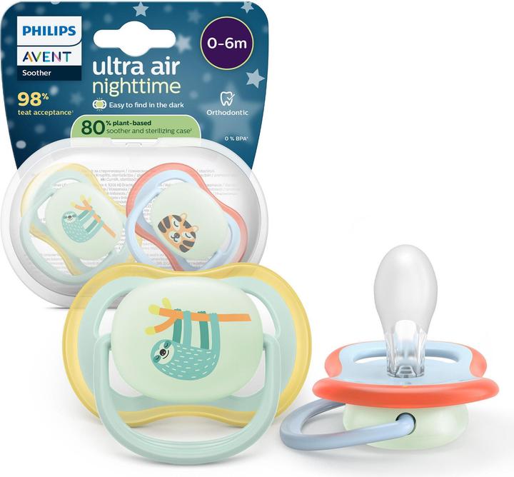 Actual product image Philips Avent Pacifier (2x, 0 - 6 Months)