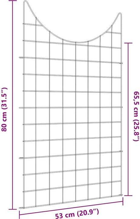 Produktbild vidaXL Gartenbarriere