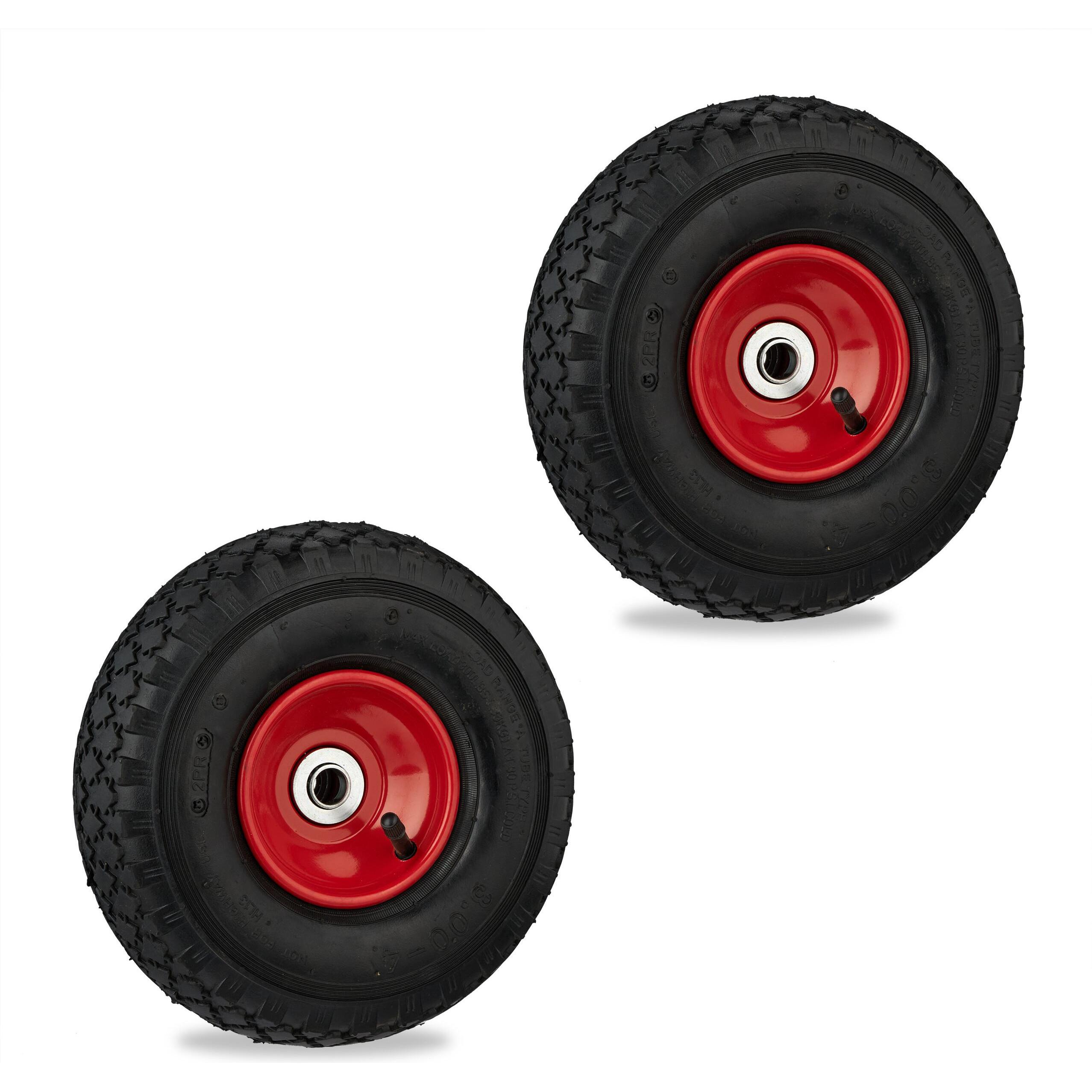 Thumbnail - Relaxdays, Transportwagen, 2x Sackkarrenrad (136 kg)