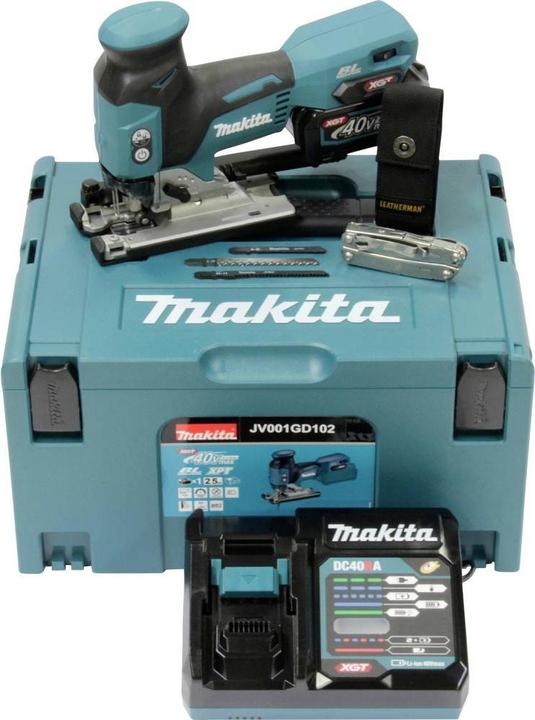 Produktbild Makita JV001GD102 Akku-Pendelhubstichsäge JV001GD102 bürstenlos, inkl. Akku 40