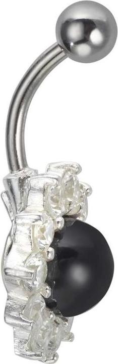 Image du produit Bijouteria Piercing nombril (Acier inoxydable, Argent 925, Perle synthétique, Cristallin)
