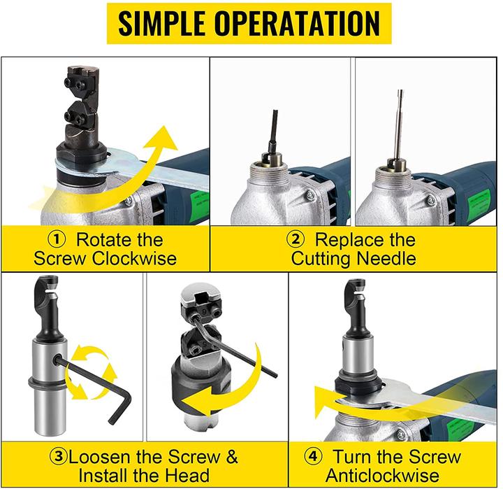 Produktbild Vevor Druckluft Blechschere