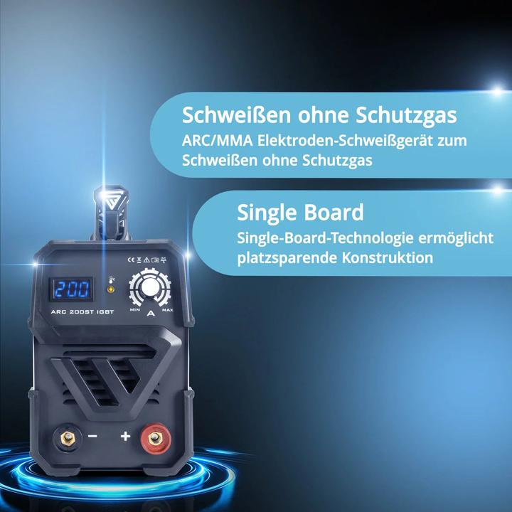 Actual product image Stahlwerk Welding machine ARC 200 ST IGBT fully equipped