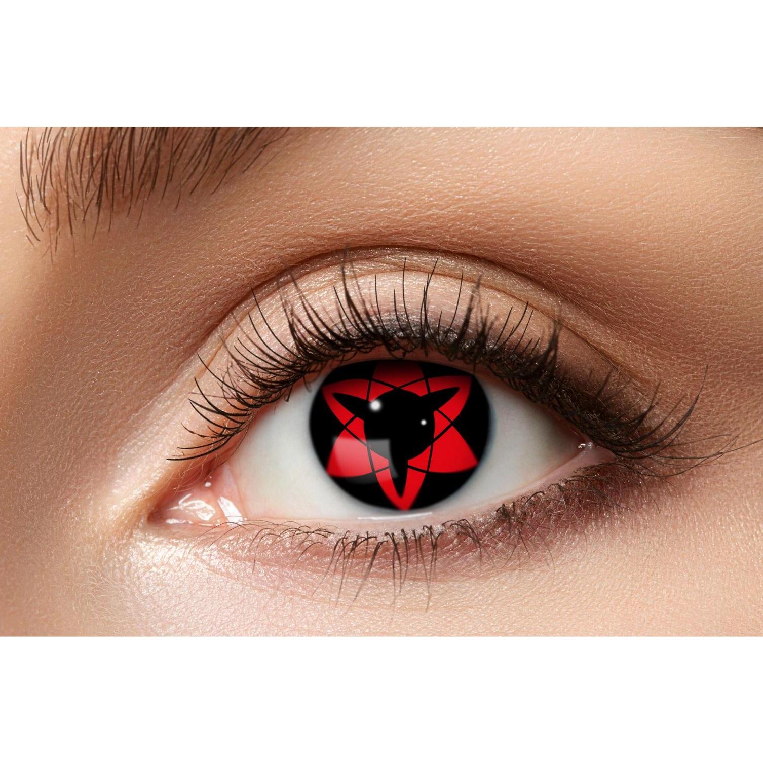 Metamorph, Farbige Linsen, Mangekyu Sharingan (Schwarz)