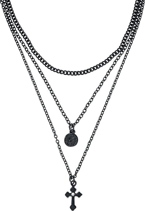 Image du produit Gothicana by EMP Matt Black Cross (Acier, Zinc)