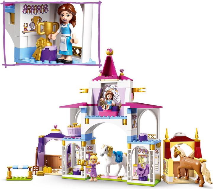 Actual product image LEGO Disney Princess 43195 Belle & Rapunzel horse stable (43195, LEGO Disney)