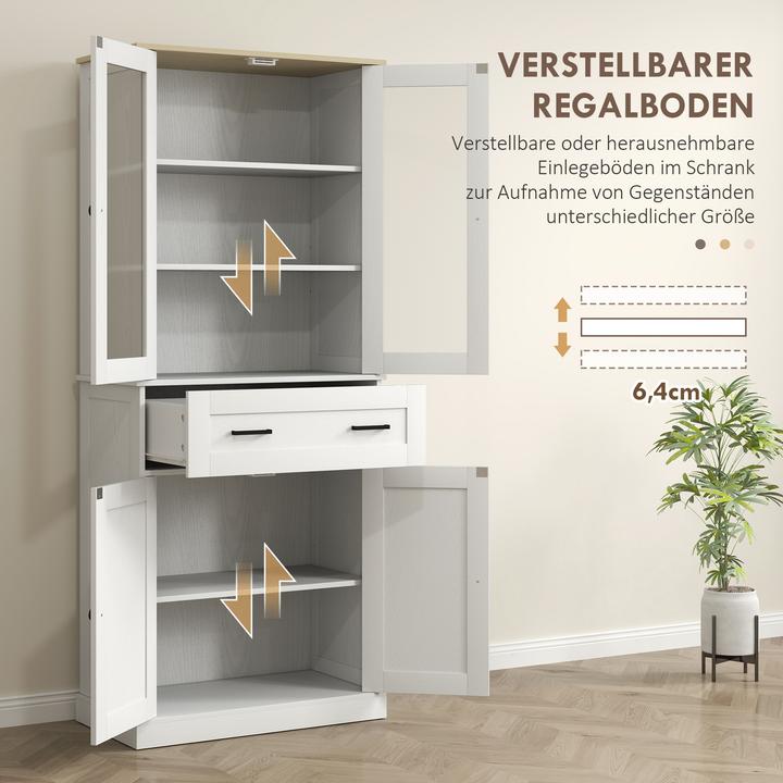 Produktbild Homcom Küchenschrank (76 x 40 x 182.50 cm)