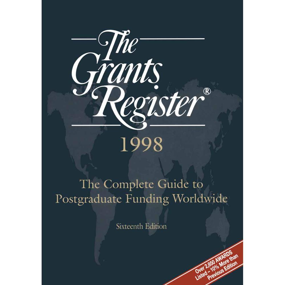 The Grants Register 1998, Fachbücher