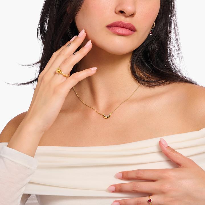 Immagine prodotto Thomas Sabo Collana con ciondolo Moon Romance (Argento 925, 40 - 45 cm)
