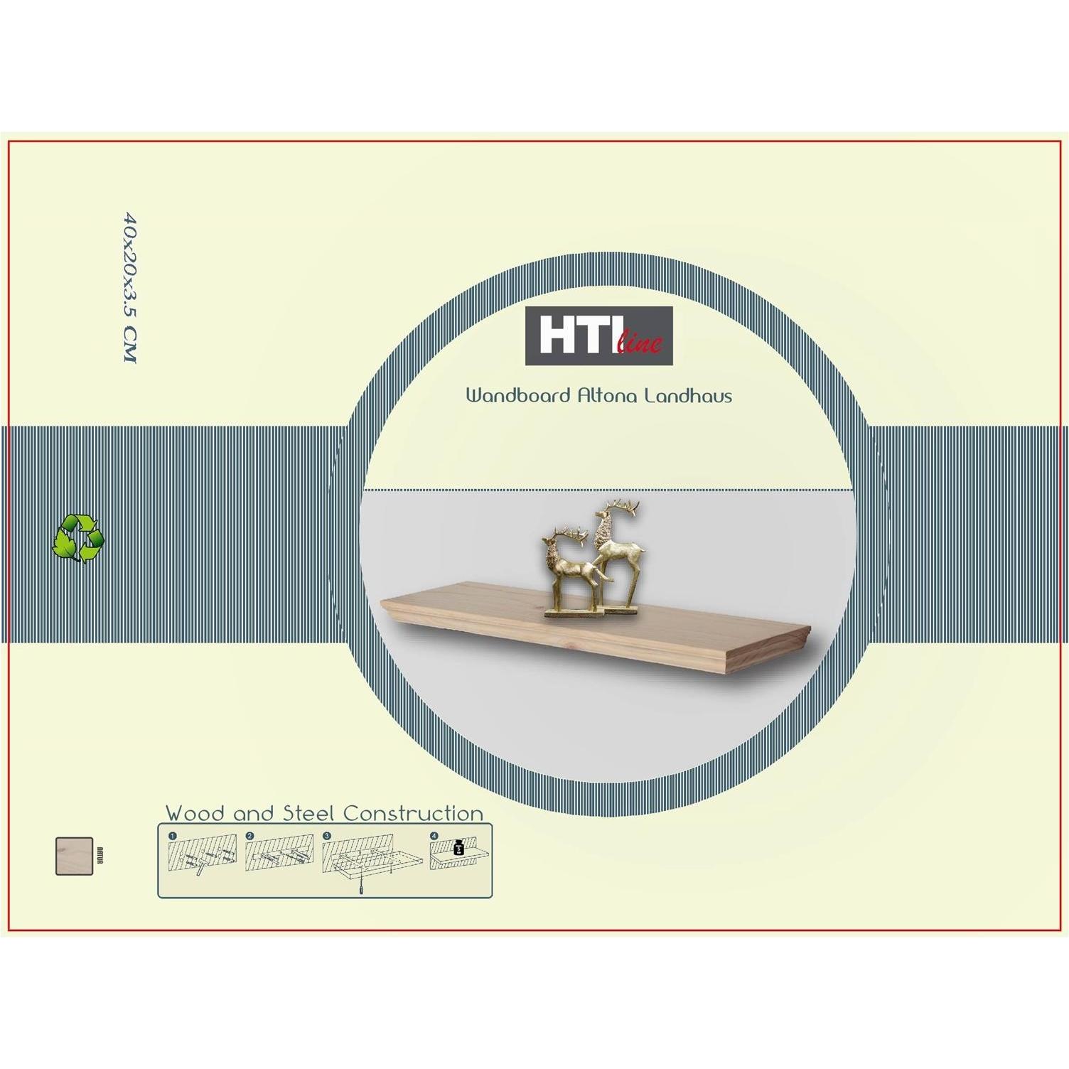 Thumbnail - HTI-Line, Regal, Wandboard (40 x 4 x 20 cm)