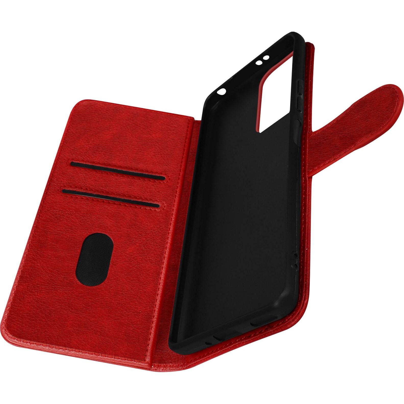 Avizar Chesterfield Series (Xiaomi Redmi Note 12 5G), Smartphone Hülle, Rot