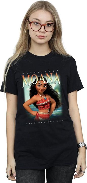 Actual product image Moana Womens/Ladies Montage Cotton Boyfriend T-Shirt (XXL)
