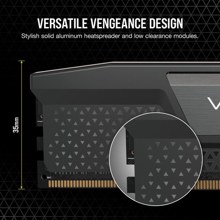 Produktbild Corsair D532GB 6800-40 Vengeance bk K2 COR XMP (2 x 16GB, 6800 MHz, DDR5-RAM, DIMM)
