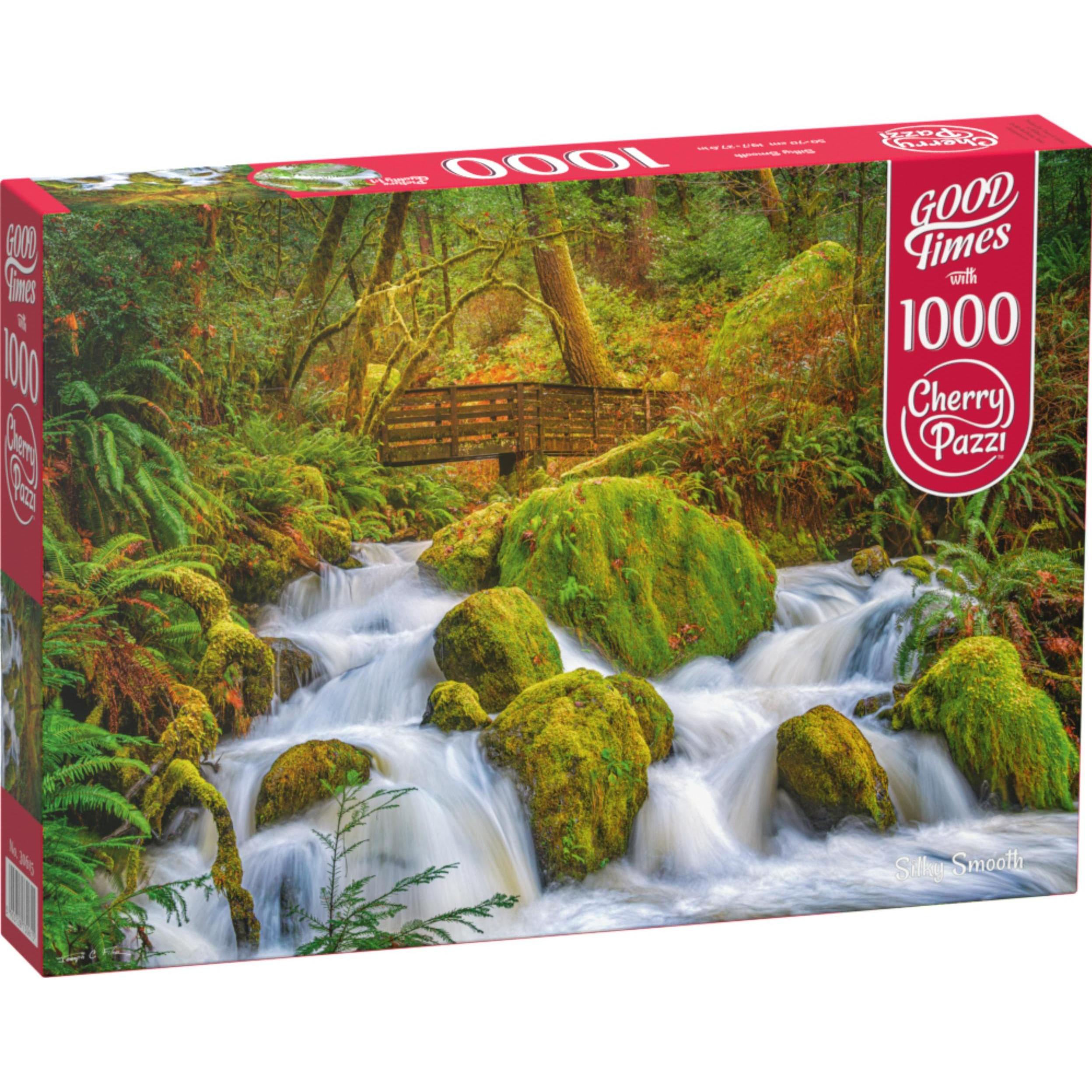 Cherry Pazzi Puzzle Wald Wasserfall 1000 Teile (1000 Teile)