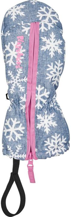 Actual product image Playshoes Mittens snowflakes denim blue size 2 (2)