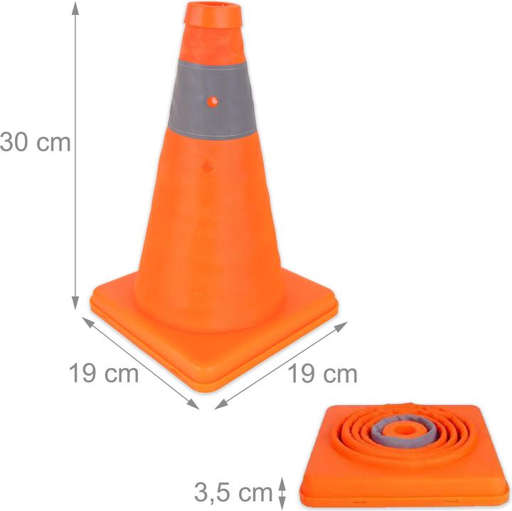 Actual product image Relaxdays 4x cones