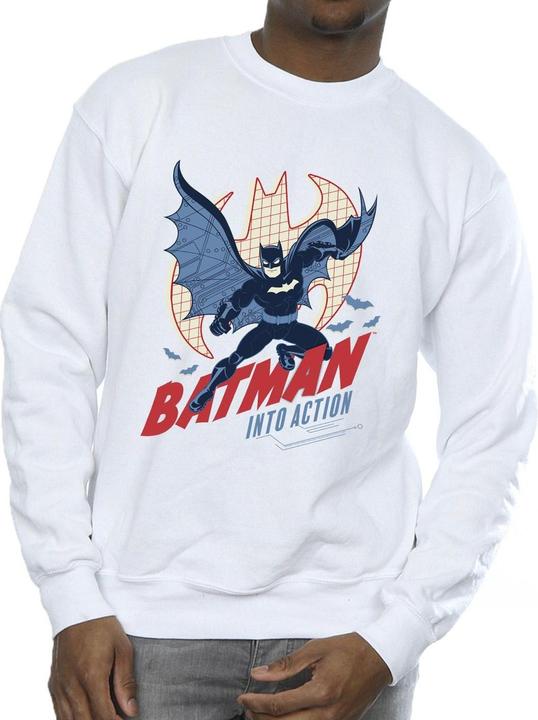 Produktbild Batman Into Action Sweatshirt aus Baumwolle (M)