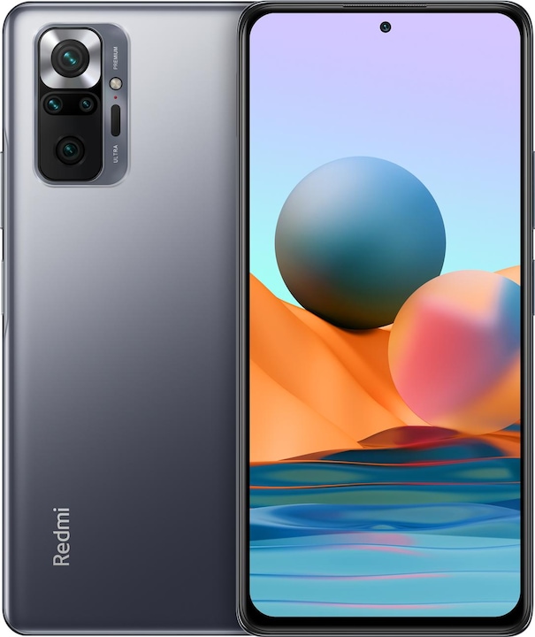 Xiaomi Redmi Note 10 Pro (128 GB, Onyx Gray, 6.67", Dual SIM, 108 Mpx, 4G)
