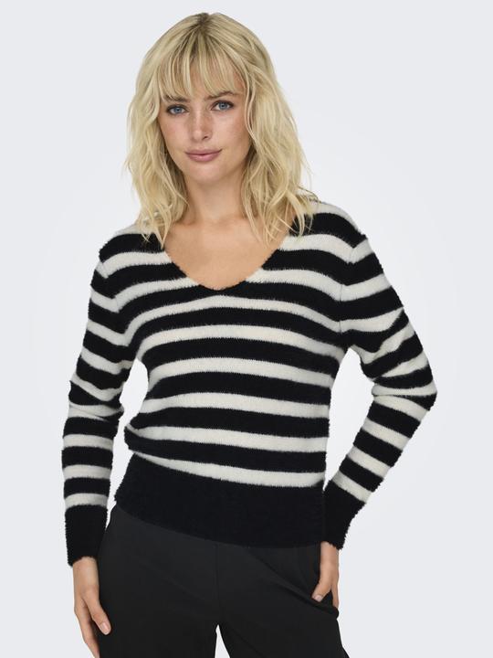 Actual product image Only Regular fit V-neck jumper Knitted jumper (L)