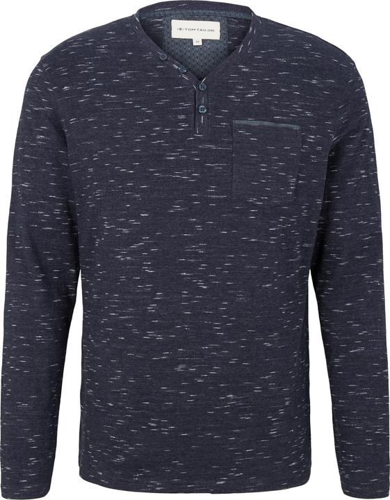 Actual product image Tom Tailor Longsleeve Langarmshirt mit Henleyausschnitt (S)