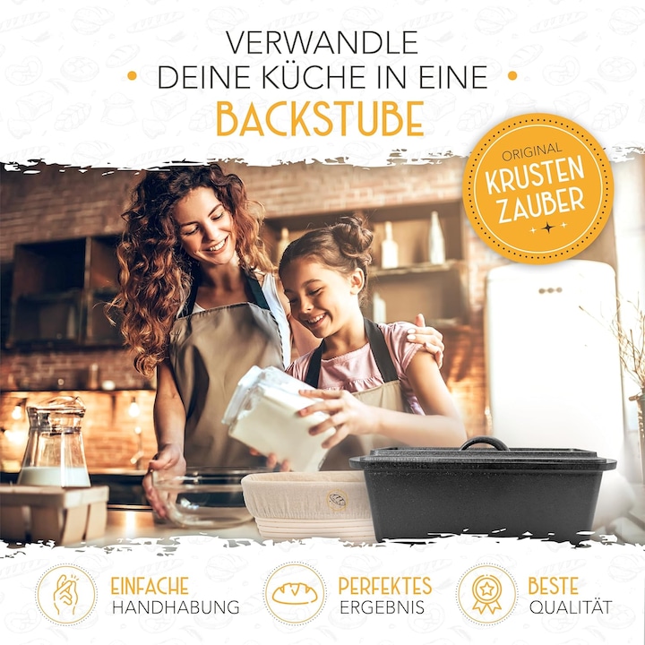 Produktbild Krustenzauber Brotbackform mit Deckel
