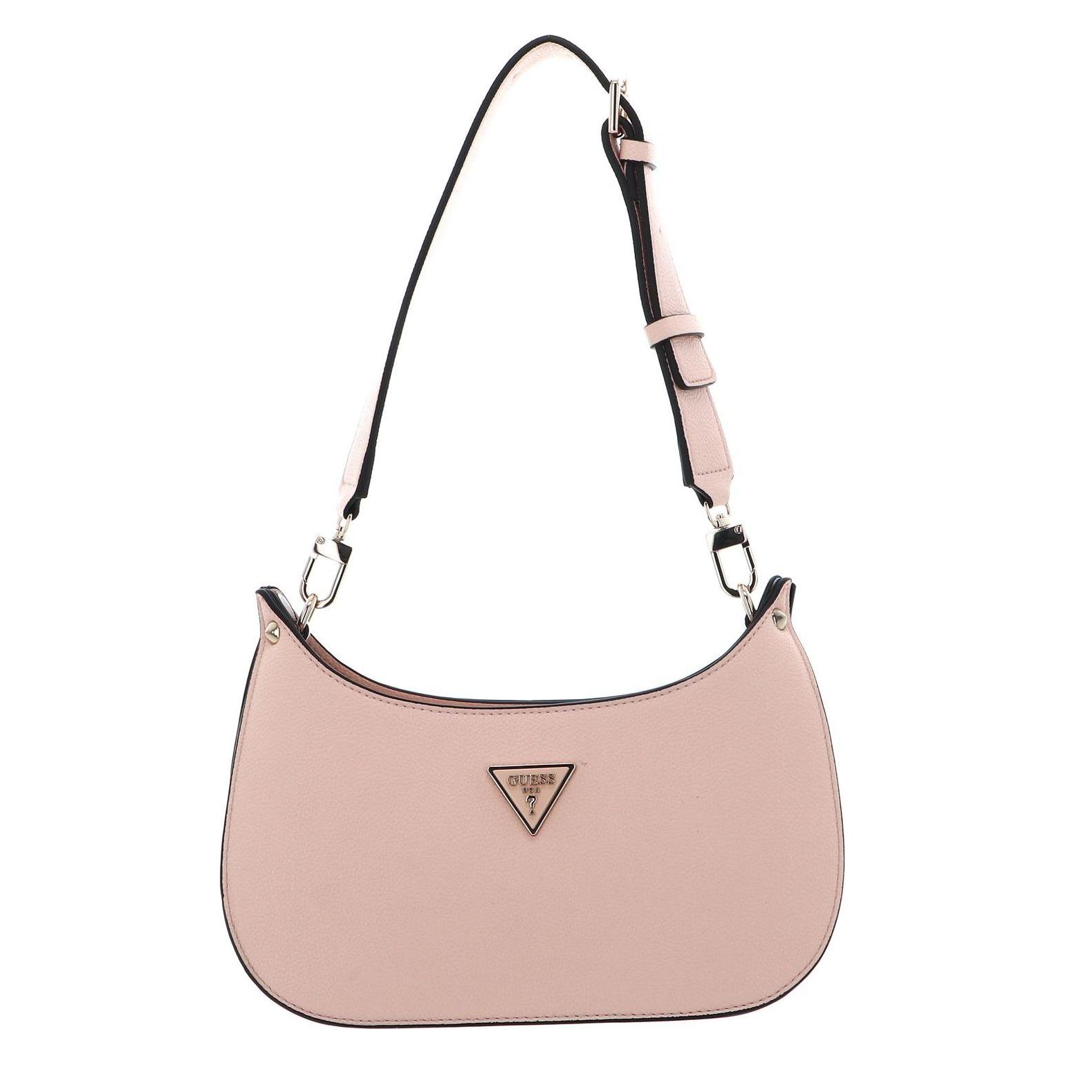 Guess, Damen, Handtasche, Meridian Mini Top Zip Shoulder Bag, Rosa