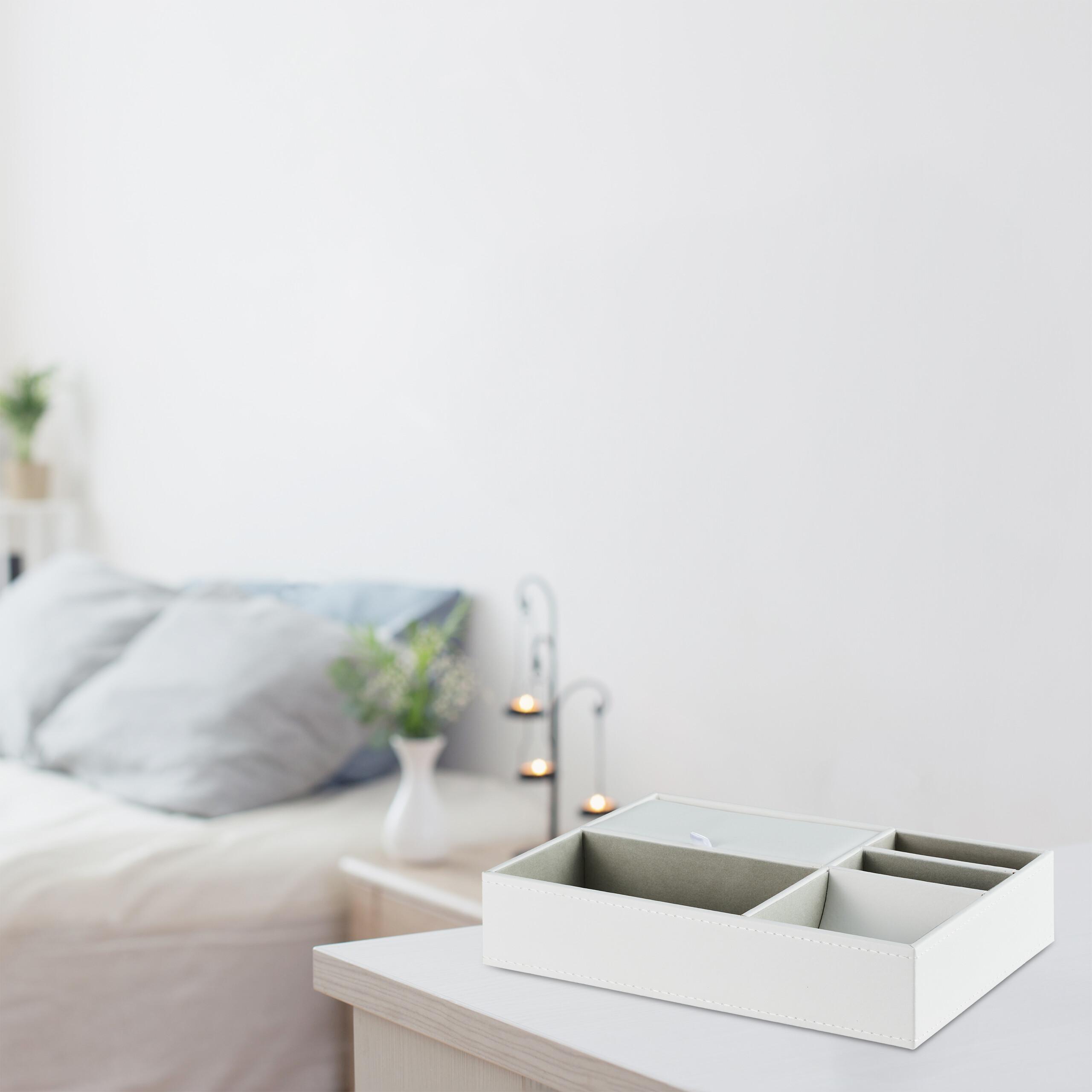 Thumbnail - Relaxdays, Uhrenbox + Schmuckaufbewahrung, Schmucktablett, Schwarz