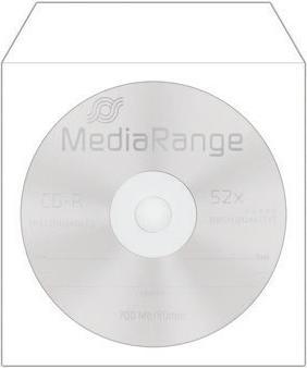 Immagine prodotto MediaRange 100 1er CD/DVD Sleeves bianco