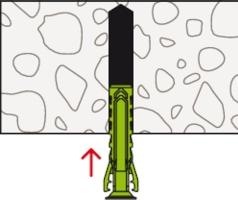 Actual product image Fischer Dowel SX Plus Green 5x25 (90 pcs.)