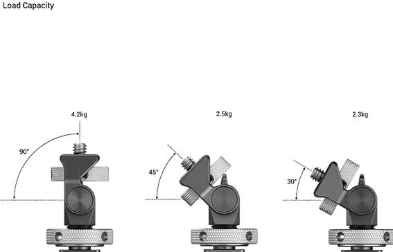 Image du produit SmallRig Support de moniteur pivotant et inclinable avec fixation par griffe froide (Accessoires pour moniteurs)